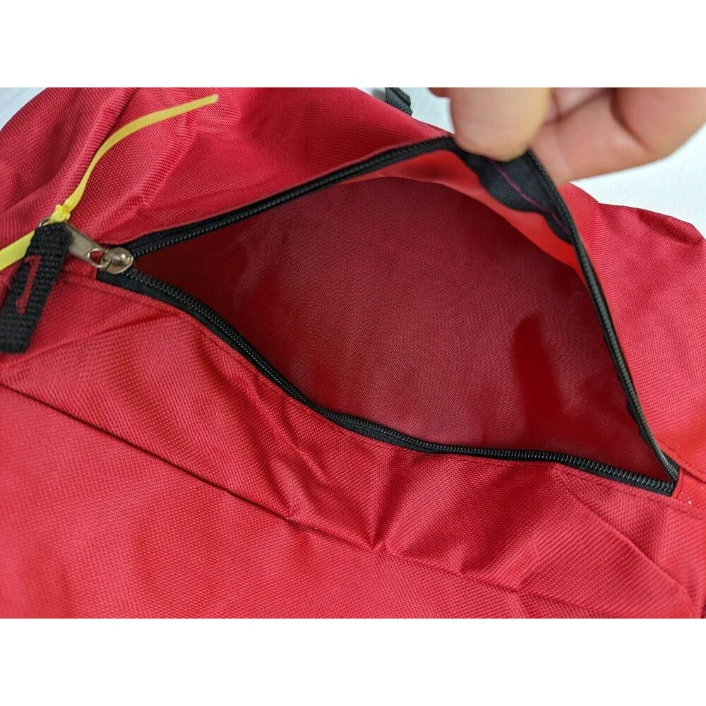 NWOT Adventure Trails Classic Lightweight Backpack Pocket Polyester Red